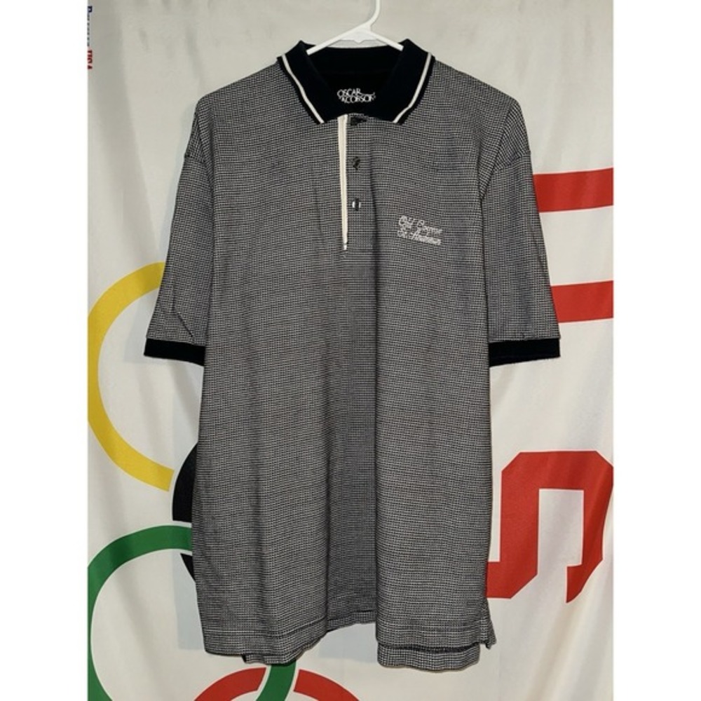 Vintage St. Andrew's Old‎ Course Polo Shirt XL Golf Oscar Jacobson 90s